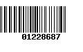 Código de Barras 01228687