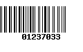 Código de Barras 01237033