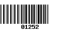 Código de Barras 01252