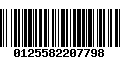 Código de Barras 0125582207798