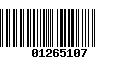 Código de Barras 01265107