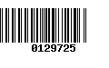 Código de Barras 0129725