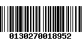 Código de Barras 0130270018952