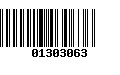 Código de Barras 01303063