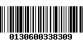 Código de Barras 0130600338309