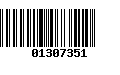 Código de Barras 01307351