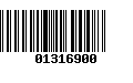 Código de Barras 01316900