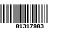 Código de Barras 01317903