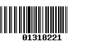 Código de Barras 01318221