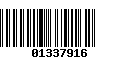 Código de Barras 01337916