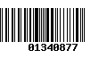 Código de Barras 01340877