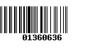 Código de Barras 01360636