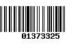 Código de Barras 01373325