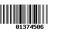 Código de Barras 01374506