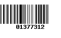 Código de Barras 01377312