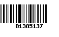 Código de Barras 01385137