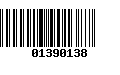 Código de Barras 01390138