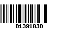 Código de Barras 01391030