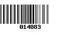 Código de Barras 014083