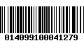 Código de Barras 014099100041279