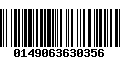 Código de Barras 0149063630356