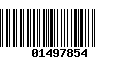 Código de Barras 01497854