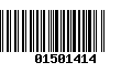 Código de Barras 01501414