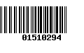 Código de Barras 01510294