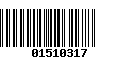 Código de Barras 01510317