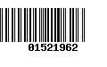 Código de Barras 01521962