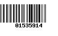 Código de Barras 01535914