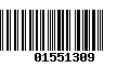 Código de Barras 01551309