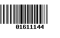 Código de Barras 01611144