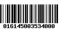 Código de Barras 016145003534000