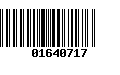 Código de Barras 01640717