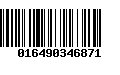 Código de Barras 016490346871