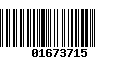 Código de Barras 01673715