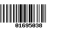 Código de Barras 01695038