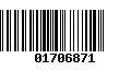 Código de Barras 01706871