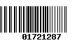 Código de Barras 01721287