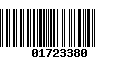 Código de Barras 01723380