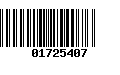 Código de Barras 01725407