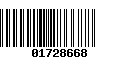 Código de Barras 01728668