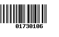 Código de Barras 01730106