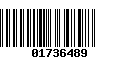 Código de Barras 01736489