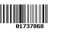 Código de Barras 01737868