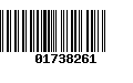 Código de Barras 01738261