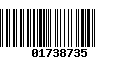 Código de Barras 01738735