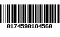 Código de Barras 0174590184560