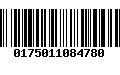 Código de Barras 0175011084780